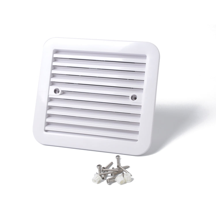12V White Air Vent with Fan RV Trailer Caravan Gale Side Air Ventilation, A0672-02 – Durable Build, Easy to Use A0672-02