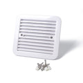 12V White Air Vent with Fan RV Trailer Caravan Gale Side Air Ventilation, A0672-02 – Durable Build, Easy to Use A0672-02