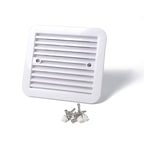 12V White Air Vent with Fan RV Trailer Caravan Gale Side Air Ventilation, A0672-02 – Durable Build, Easy to Use A0672-02