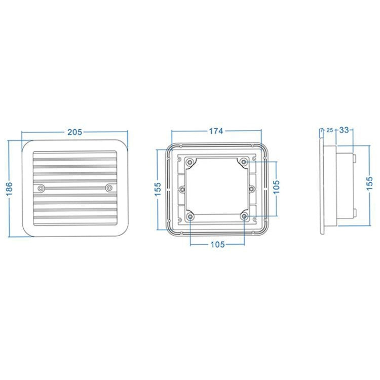 12V White Air Vent with Fan RV Trailer Caravan Gale Side Air Ventilation, A0672-02 – Durable Build, Easy to Use