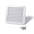 12V White Air Vent with Fan RV Trailer Caravan Mute Side Air Ventilation, A0672-01 A0672-01