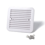 12V White Air Vent with Fan RV Trailer Caravan Mute Side Air Ventilation, A0672-01 A0672-01