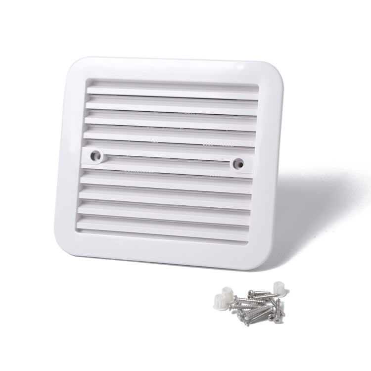 12V White Air Vent with Fan RV Trailer Caravan Mute Side Air Ventilation, A0672-01 A0672-01