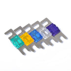 5 PCS Car Audio AFS Mini ANL 30A 40A 60A 80A 100Amp Fuse Nicked Plated, 30A 40A 60A 80A 100Amp