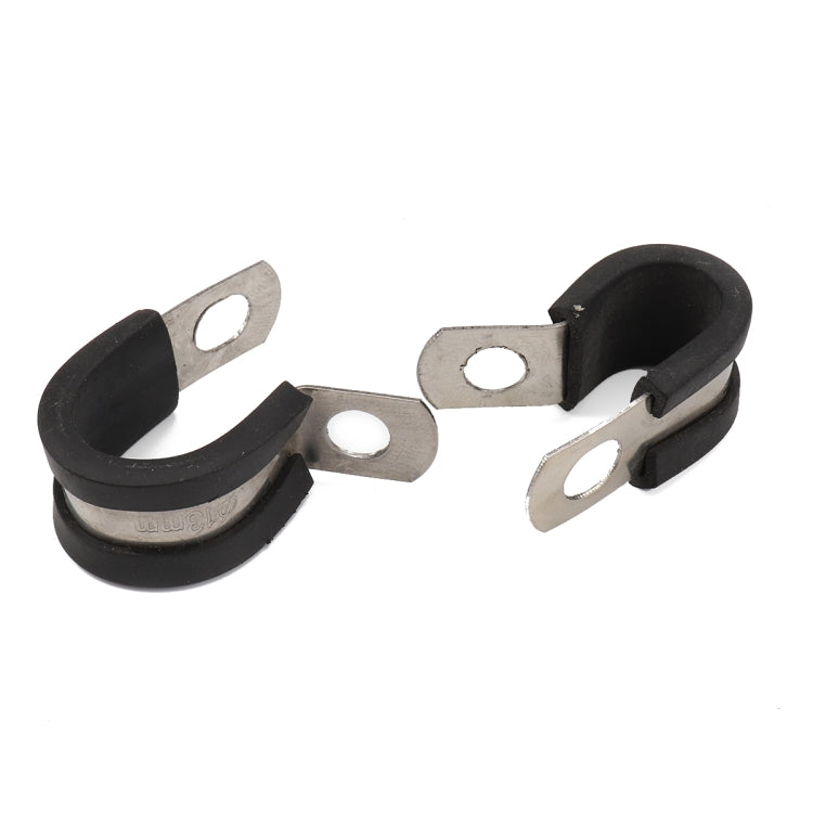 10 PCS Car Rubber Cushion Pipe Clamps Stainless Steel Clamps, Size: 15/8 inch (48mm), Size: 15/8 inch (48mm) – Durable Build, Easy to Use