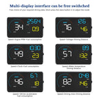 A9 5.5 inch Universal Car OBD2 HUD Vehicle-mounted Head Up Display, A9(Blue)