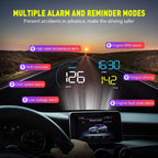 A9 5.5 inch Universal Car OBD2 HUD Vehicle-mounted Head Up Display, A9(Blue)