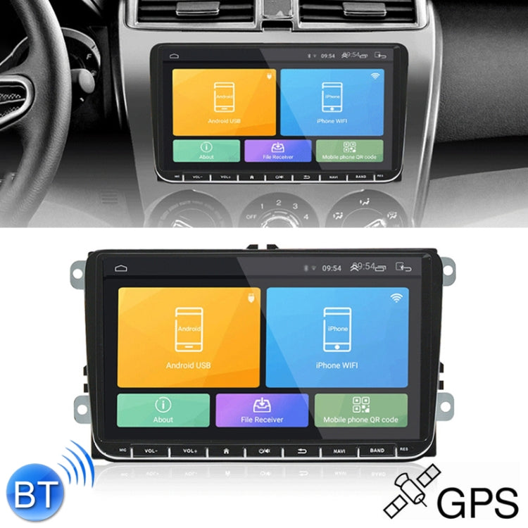 CKVW92 HD 9 inch 2 Din Android 6.0 Car MP5 Player GPS Navigation Multimedia Player Bluetooth Stereo Radio for Volkswagen, Support FM & Mirror Link, Europe Map Version, Europe Map Version Europe Map Version