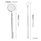 Vehicle Car Chassis Telescoping Inspection Mirror, Mirror Diameter: 3.5cm, Length: 50cm, Diameter: 50mm, Length: 350mm