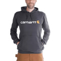 Carhartt 100074 Loose Fit Mid-Weight Logo Graphic Hoodie CARBON HEATHER