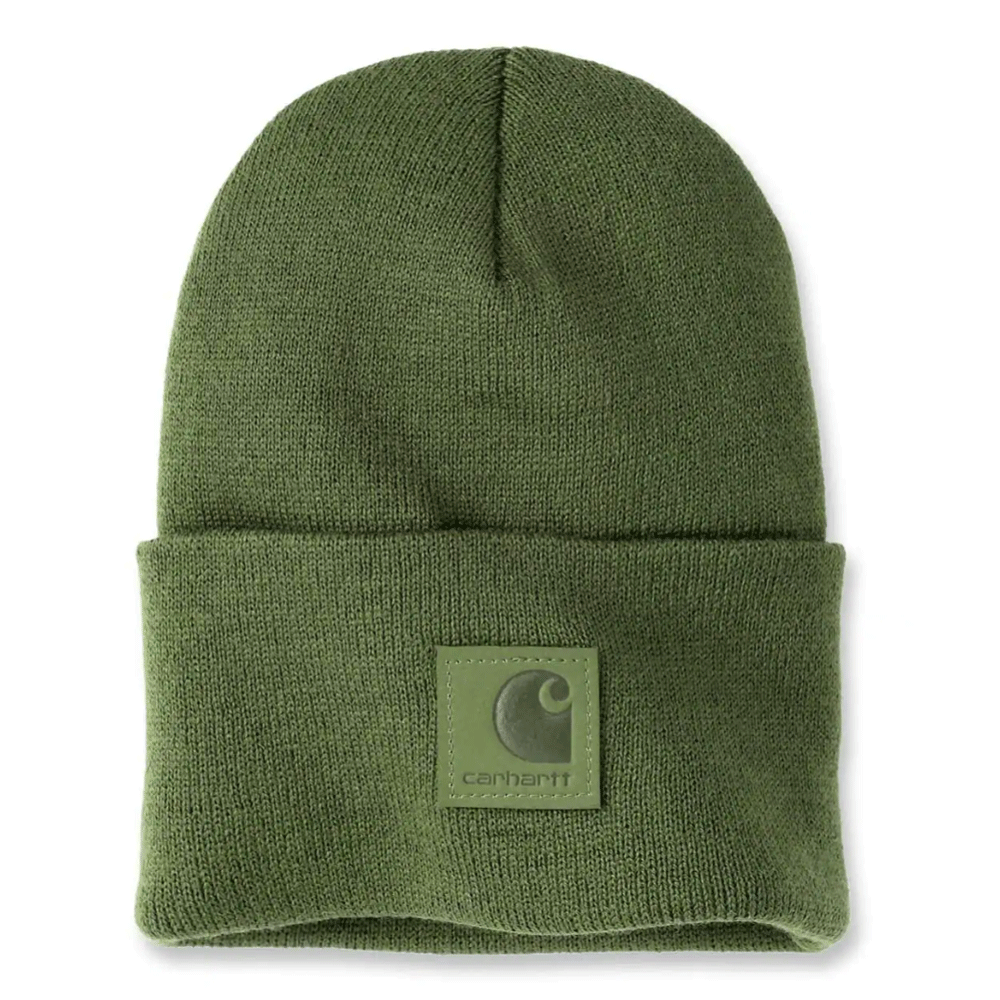 Carhartt 101070 Label Watch Beanie Hat CHIVE One Size