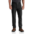 Carhartt 102821 Rugged Flex Straight Fit Canvas 5-Pocket Tapered Work Pant Trouser BLACK