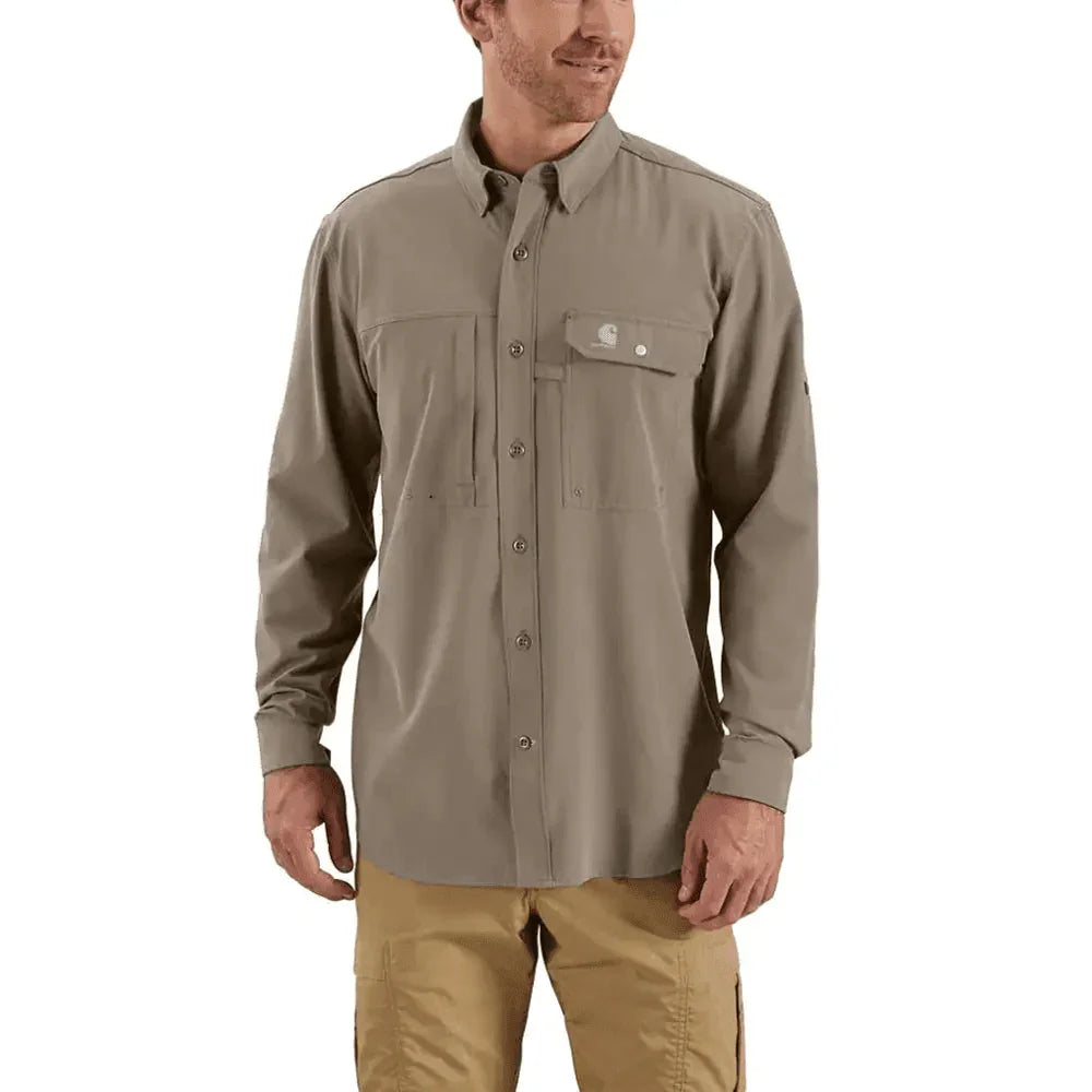 Carhartt 103011 Force Extreme Angler Long Sleeve Shirt DESERT
