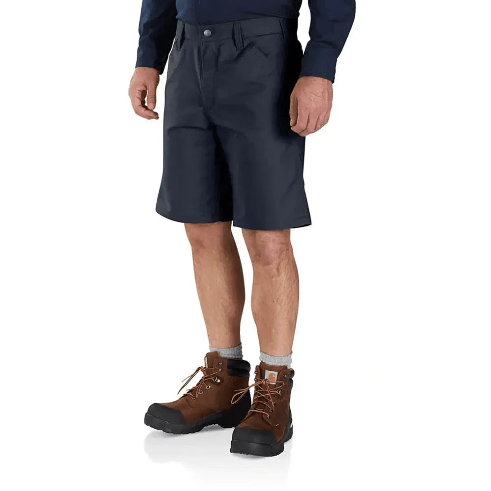 Carhartt 103111 Rugged Professional Stretch Flex Canvas Shorts Relaxed Fit NAVY