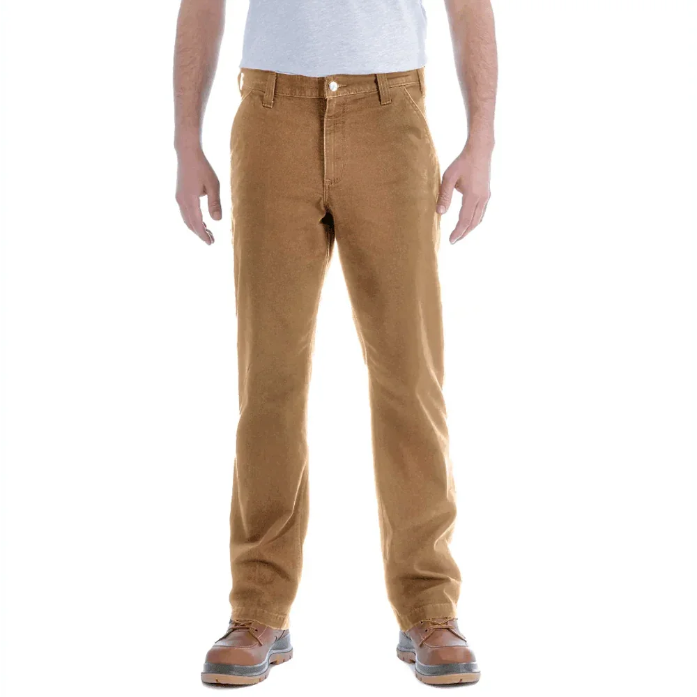 Carhartt 103339 Rugged Flex Straight Fit Duck Tapered Leg Utility Work Pant CARHARTT BROWN
