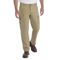Carhartt 103574 Rugged Flex Relaxed Fit Canvas Cargo Pant Trouser DARK KHAKI