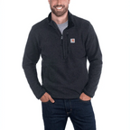 Carhartt 103831 Half Zip Fleece Jacket BLACK HEATHER