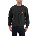 Carhartt 103852 Loose Fit Midweight Crew Neck POcket Sweatshirt BLACK