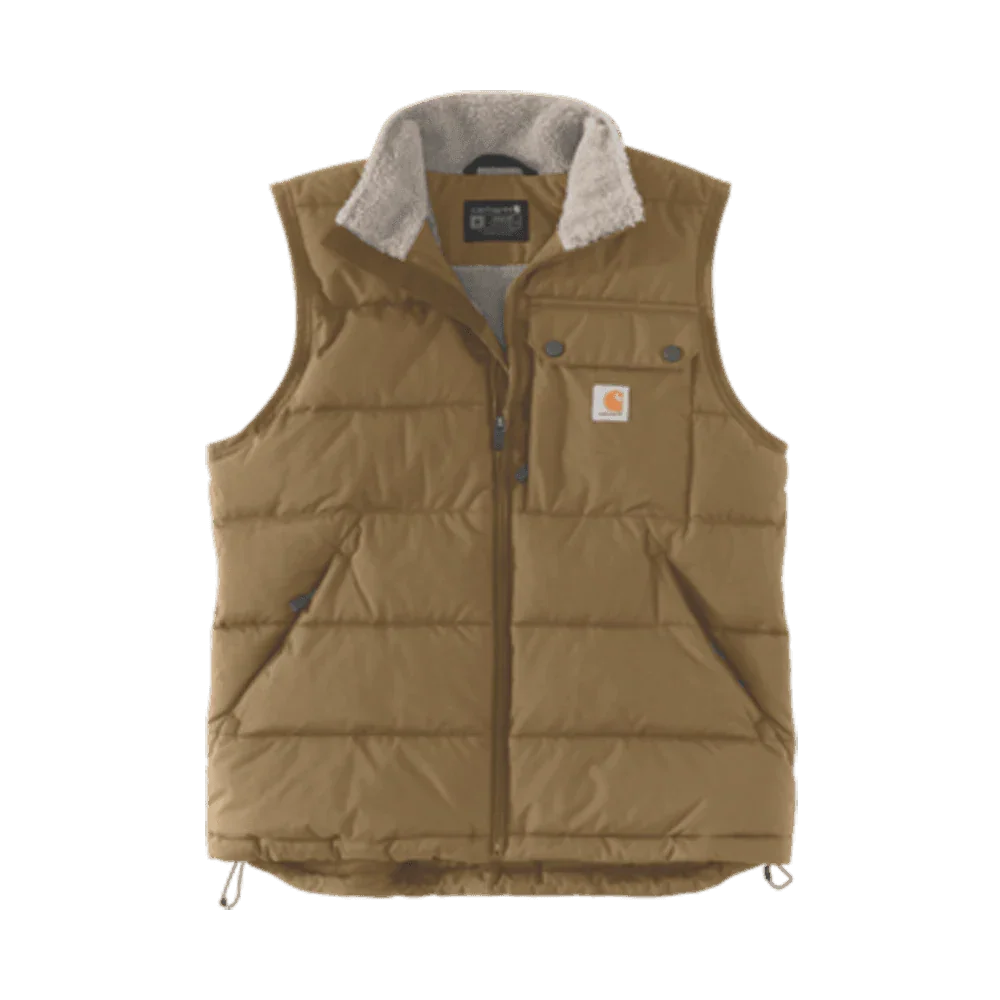 Carhartt 105475 Montana Loose Fit Insulated Water Repellent Vest Gilet Oak Brown