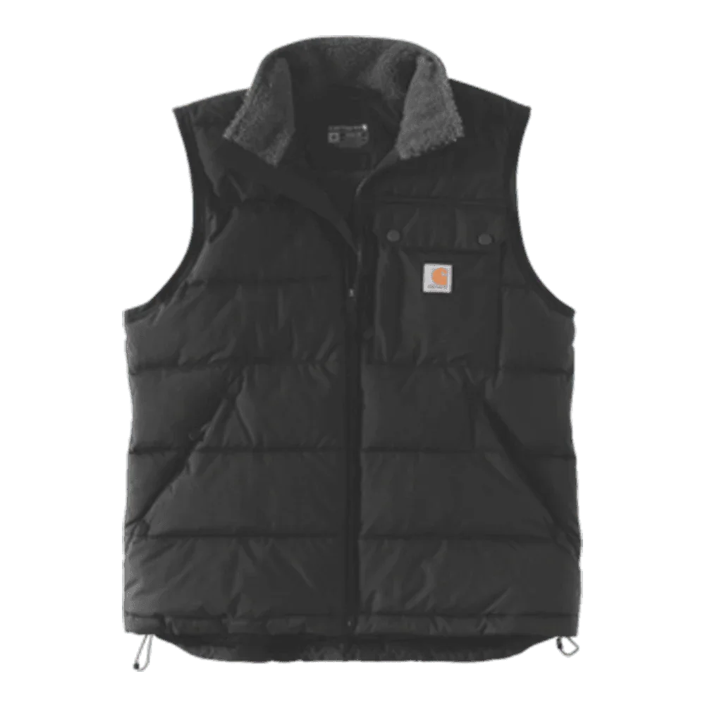 Carhartt 105475 Montana Loose Fit Insulated Water Repellent Vest Gilet Black