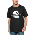 Carhartt 105908 Relaxed Fit Heavyweight Short Sleeve C Graphic T-Shirt Black