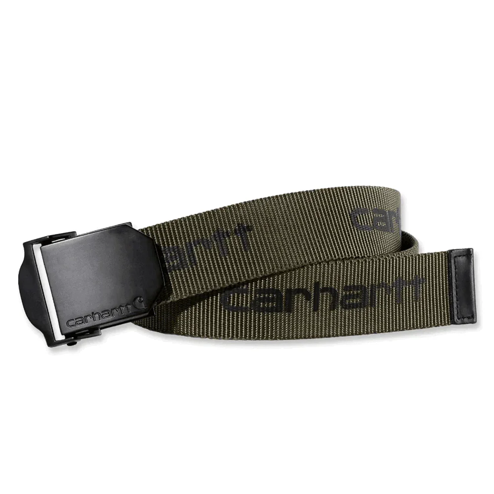 Carhartt A0005501 Heavy Duty Nylon Webbing Belt ARMY GREEN