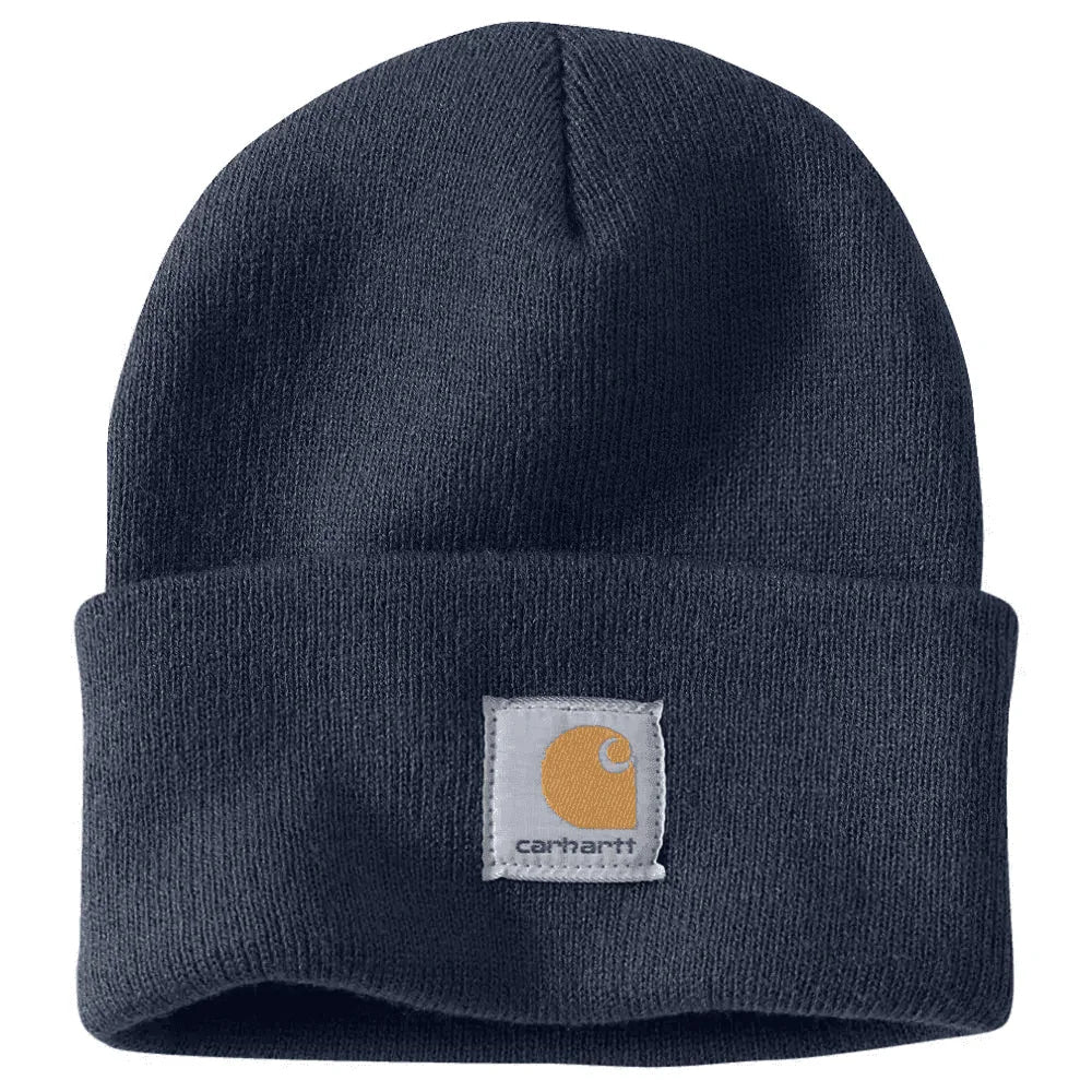Carhartt A18 Watch Knitted Cuff Beanie Hat NAVY One Size