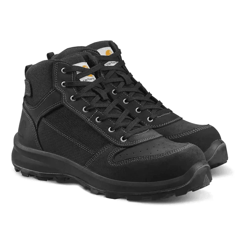 Carhartt F700909 Michigan Rugged Flex S1P Midcut Safety Work Boots BLACK