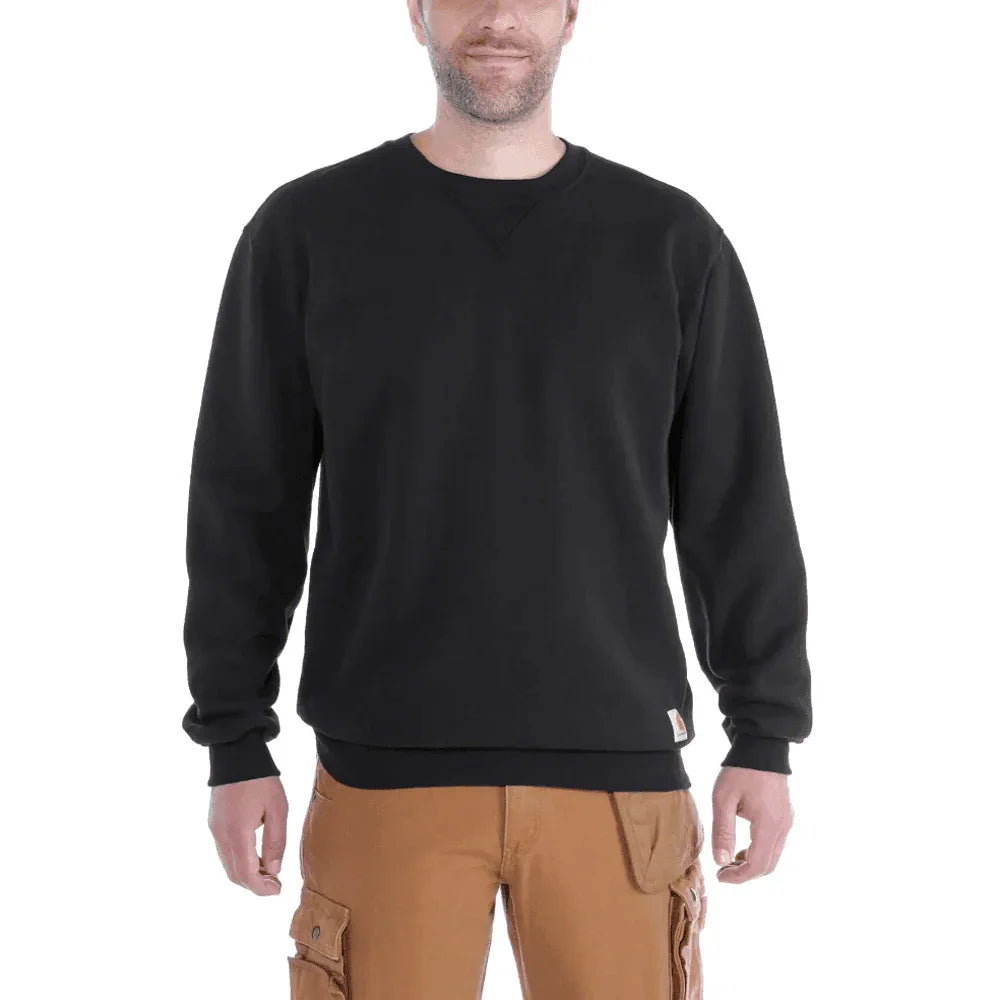 Carhartt K124 Loose Fit Midweight Crew Neck Sweatshirt BLACK