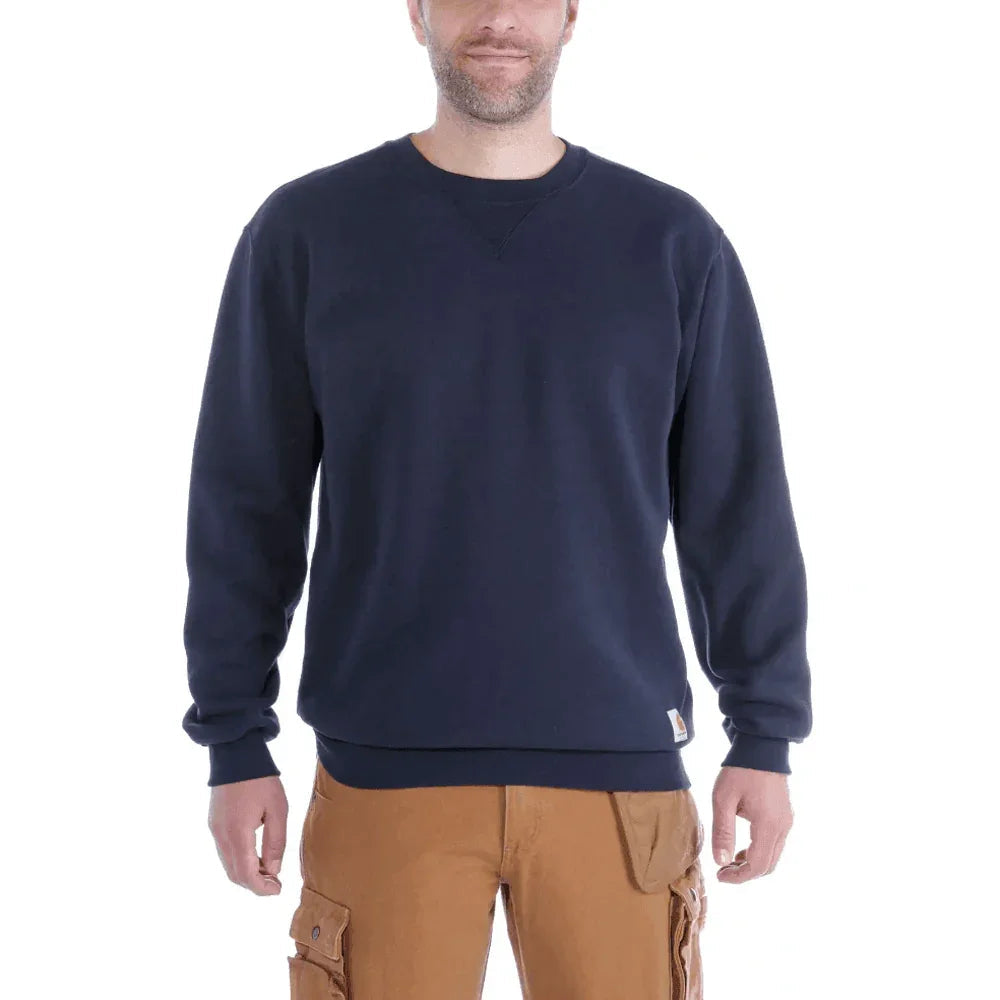 Carhartt K124 Loose Fit Midweight Crew Neck Sweatshirt NEW NAVY