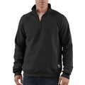 Carhartt K503 Relaxed Fit Midweight Quarter Zip Mock Neck Sweatshirt BLACK
