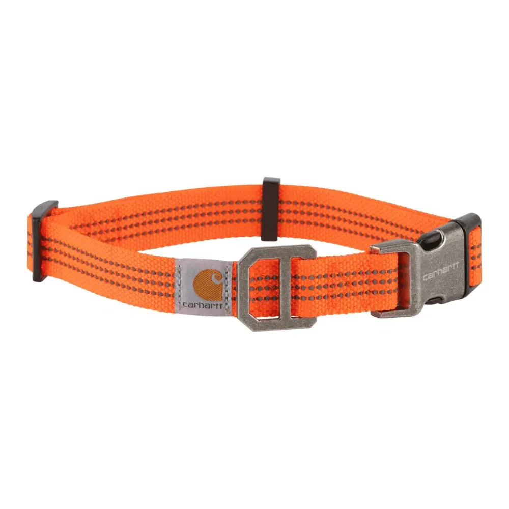 Carhartt P000343 Tradesman Dog Collar Reflective Stitching HUNTER ORANGE