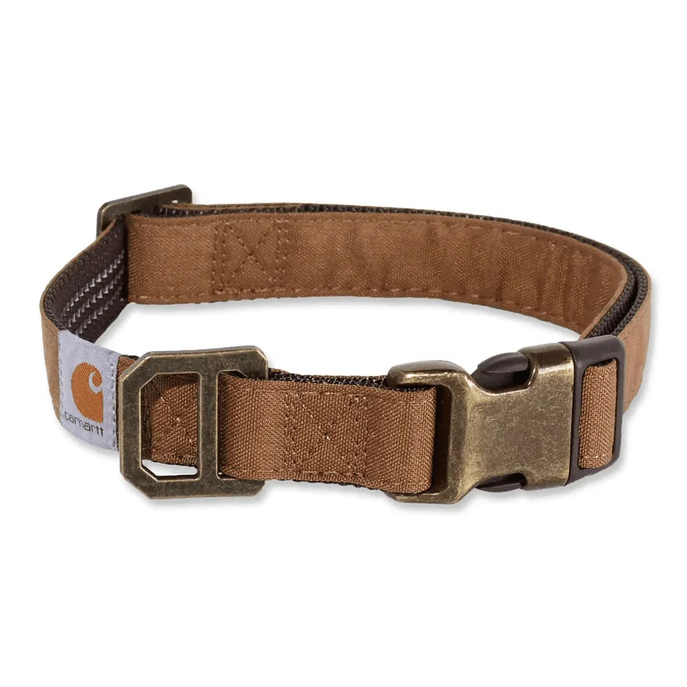 Carhartt P000344 Nylon Canvas Duck Dog Collar CARHARTT BROWN