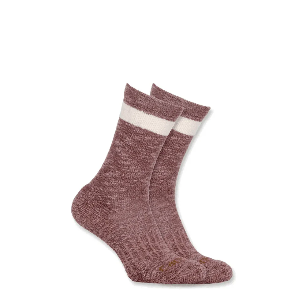 Carhartt WA768 ALL SEASON CREW SOCK 1 PAIR PINK MEDIUM