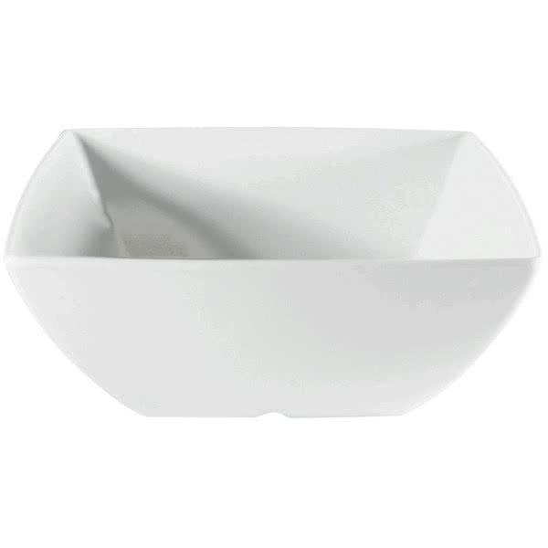Classic Square Melamine White Bowl 177ml / 6oz - Pack of 12 Default Title