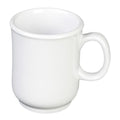 Bulbous White Melamine Mug - Pack Of 12 Default Title