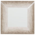 Jazz Square Melamine Plates 150mm (6'') with Crackle Finished Border
