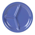 3 Compartment 260mm Purple Melamine Plates - Pack Of 12 Default Title