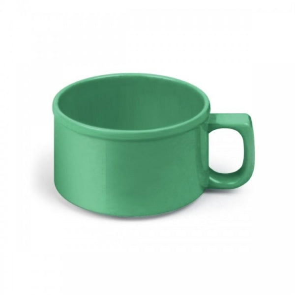 Smooth Melamine Green Soup Mug 237ml / 8oz - Pack Of 12 Default Title