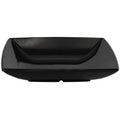 Classic Square Melamine Black Salad Bowl 215mm x 215mm - Pack of12 Default Title