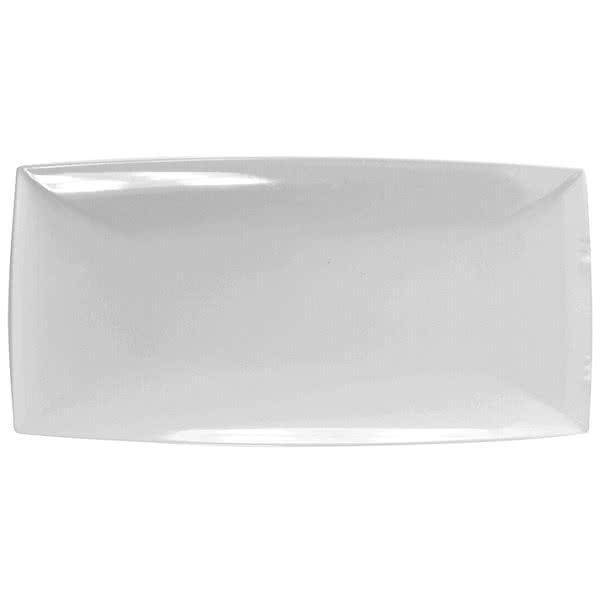 Classic Rectangular Melamine White Tray 410mm x 200mm - Pack Of 12 Default Title