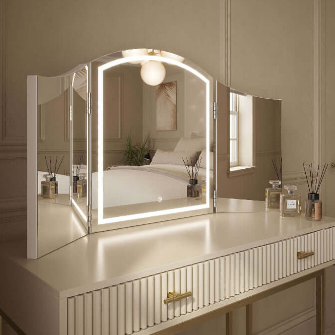 Triple Dressing Table Face Mirror