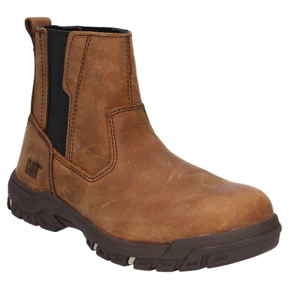 Caterpillar CAT Abbey Womens Slip On Safety Dealer Work Boot Butterscotch