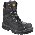 Caterpillar CAT Premier High Leg Side Zip Combat Safety Work Boot Black
