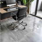 Chair Mat for Hard Floors - 120x120cm Transparent