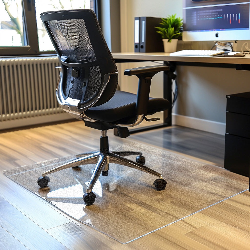 Chair Mat for Hard Floors - 114x120cm Frosted