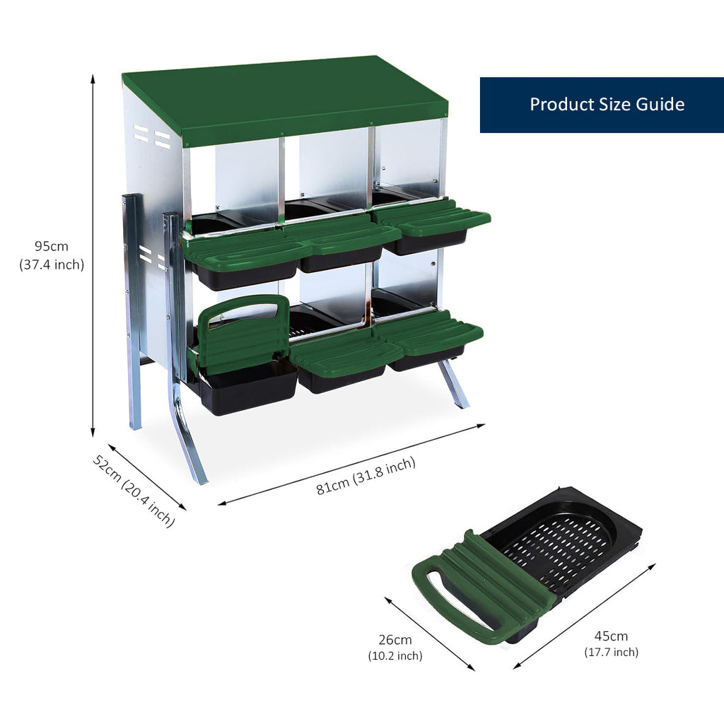 Metal Chicken Nesting Boxes – Sturdy, Hygienic & Organised