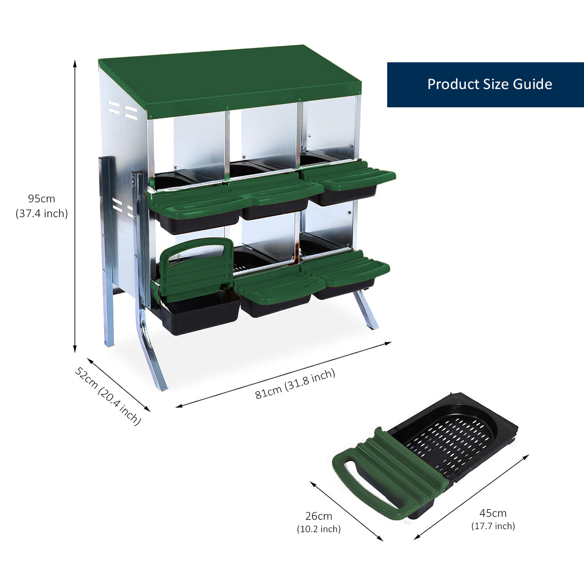 Metal Chicken Nesting Boxes – Sturdy, Hygienic & Organised