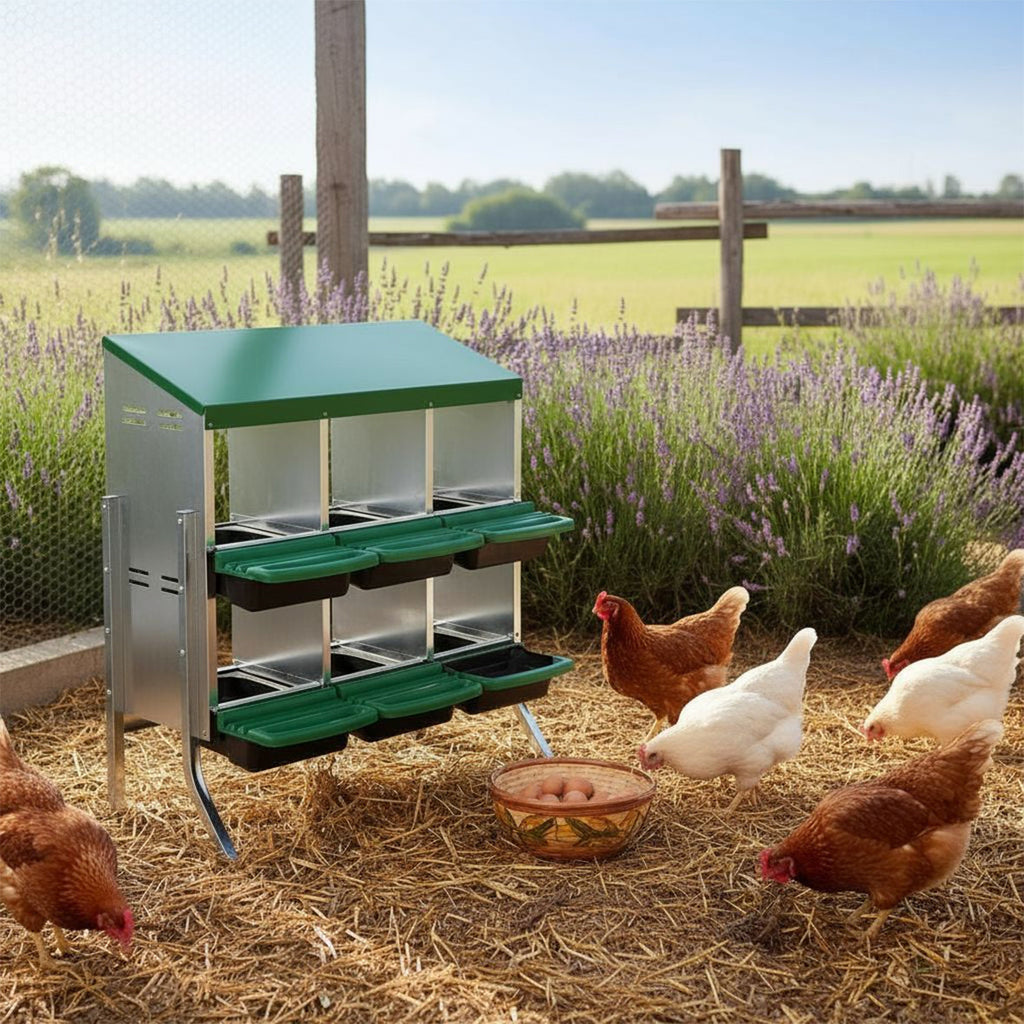 Metal Chicken Nesting Boxes – Sturdy, Hygienic & Organised