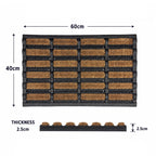 Rubber and Coir Scraper Doormat